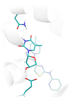 HIV-1(Human immunodeficiency virus) protease complex with inhibitor